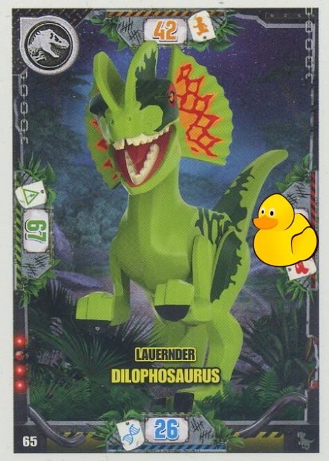 LEGO Jurassic World Serie 3 | #065 Lauernder Dilopgosaurus