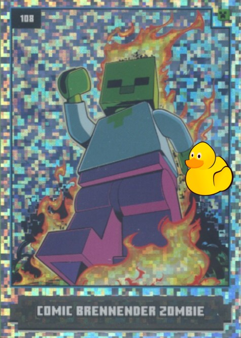 LEGO Minecraft Serie 1 | #108 Comic Brennender Zombie