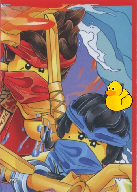 LEGO Ninjago Serie 10 |  #228 Puzzle 1 – oben rechts