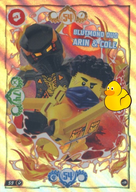 LEGO Ninjago Serie 10 |  #059 Blutmond Duo Arin & Cole