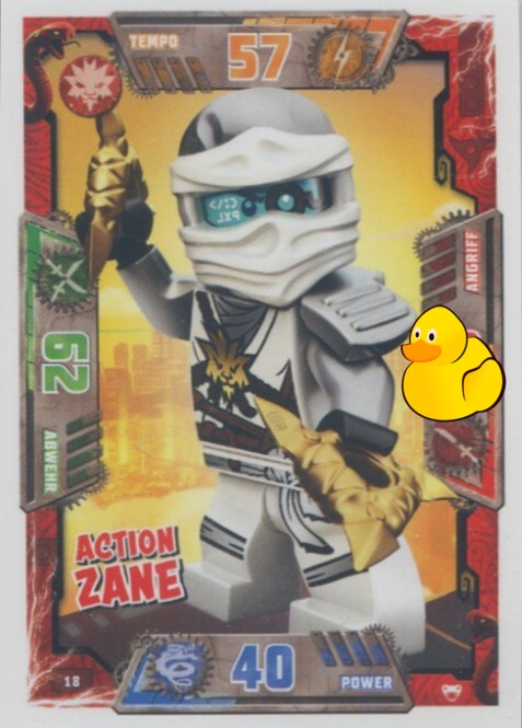 LEGO Ninjago Serie 2 | #018 Action Zane 