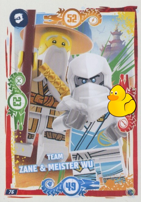 LEGO Ninjago Serie 9 | #076 Team Zane & Meister Wu