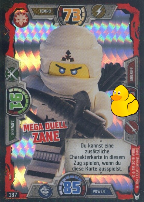 LEGO Ninjago Serie 3 | #187 Mega Duell Zane