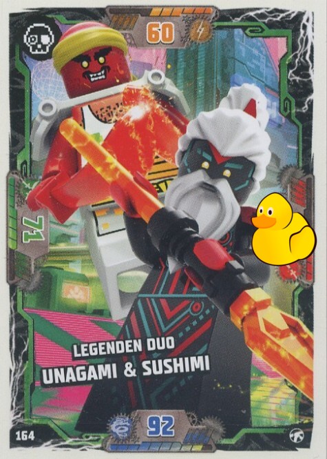 LEGO Ninjago Serie 8 Next Level | #164 Legenden Duo Unagami & Sushimi