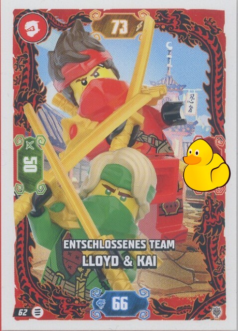 LEGO Ninjago Serie 11 | #062 Entschlossenes Team Lloyd & Kai