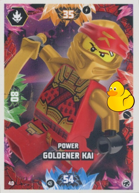 LEGO Ninjago Serie 8 Next Level | #040 Power Goldener Kai