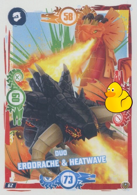 LEGO Ninjago Serie 9 Next Level  | #062 Duo Erddrache & Heatwave