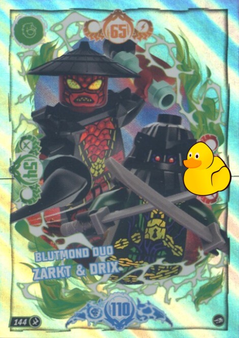 LEGO Ninjago Serie 10 |  #144 Blutmond Duo Zarkt & Drix