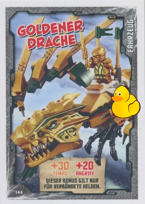LEGO Ninjago Serie 1 | #144 Goldener Drache 