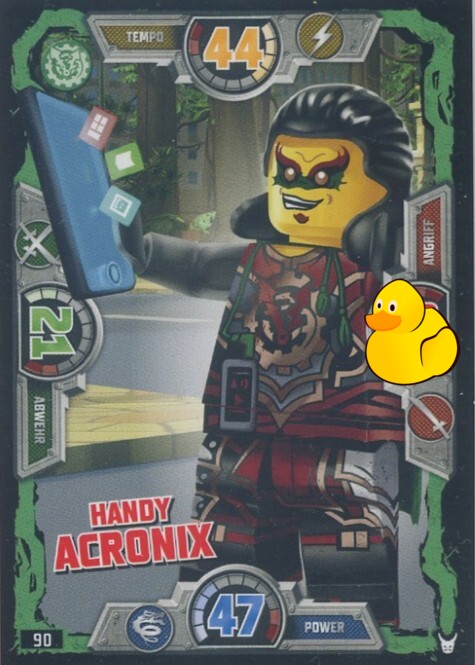 LEGO Ninjago Serie 3 | #090 Handy Acronix 