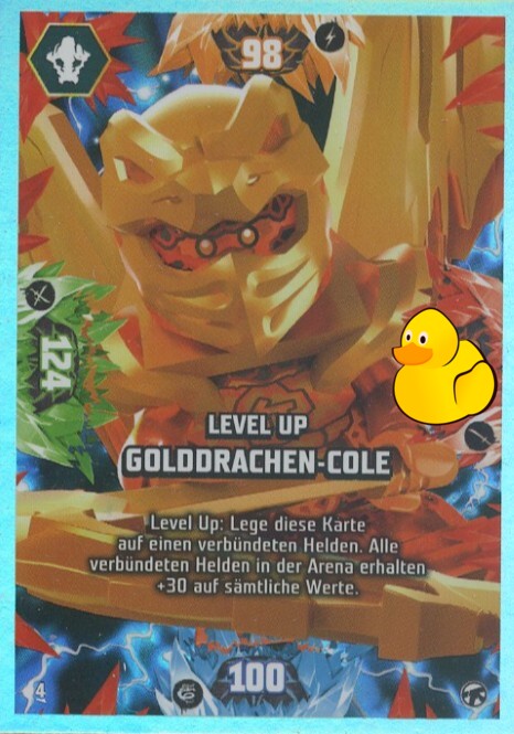 LEGO Ninjago Serie 8 Next Level | #004 Level Up Golddrachen-Cole