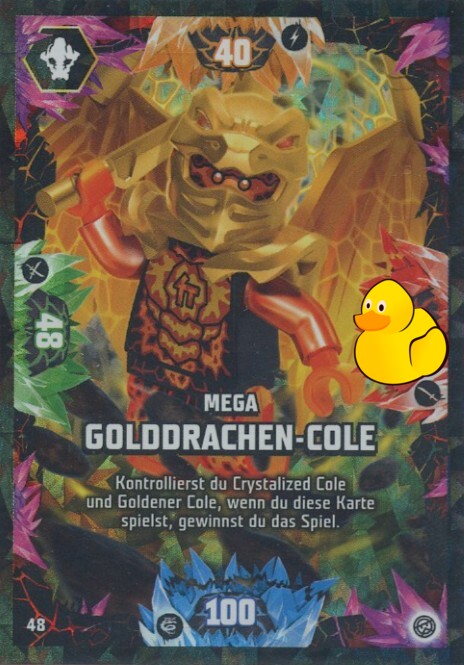 LEGO Ninjago Serie 8 | #048 Mega Golddrachen-Cole