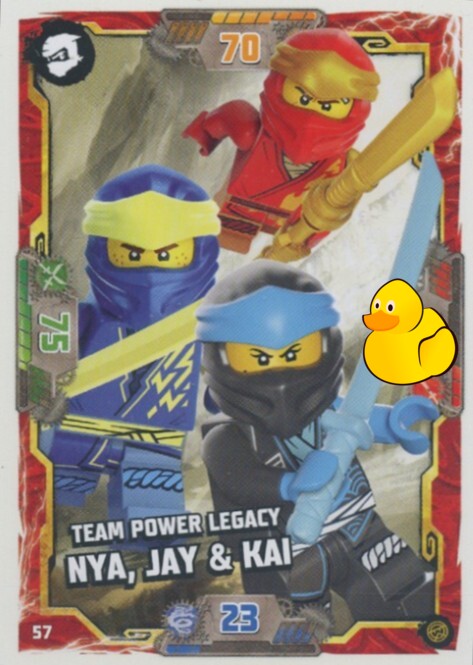 LEGO Ninjago Serie 8 | #057 Team Power Legacy Nya, Jay & Kai