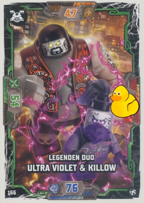 LEGO Ninjago Serie 8 Next Level | #166 Legenden Duo Ultra Violet & Killow