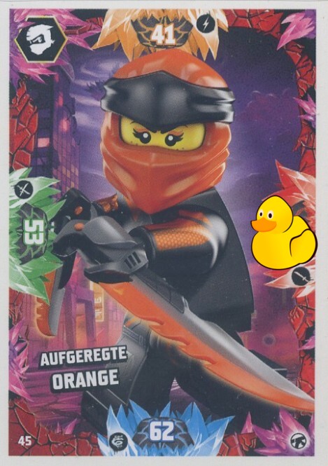 LEGO Ninjago Serie 8 Next Level | #045 Aufgeregte Orange