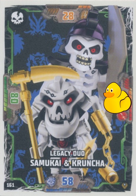 LEGO Ninjago Serie 9 Next Level  | #161 Legacy Duo Samukai & Kruncha
