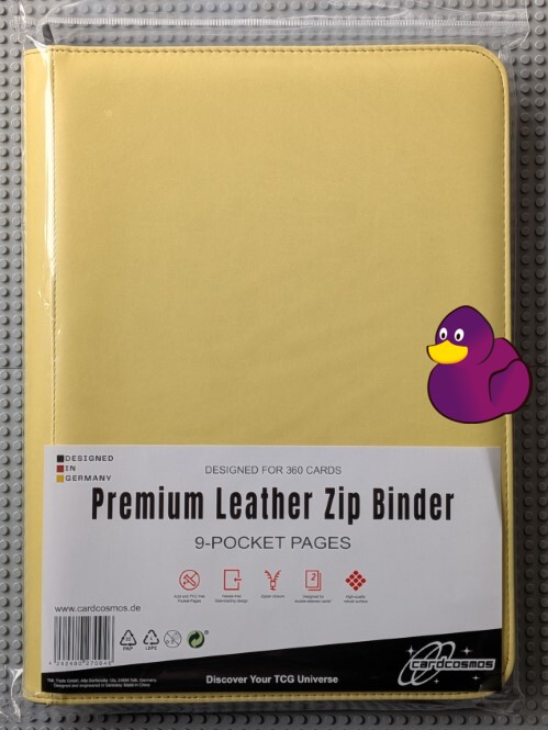 Premium-Sammelalbum mit Reißverschluss | Gelb