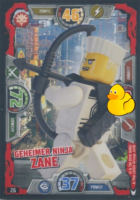 LEGO Ninjago Serie 3 | #026 Geheimer Ninja Zane 