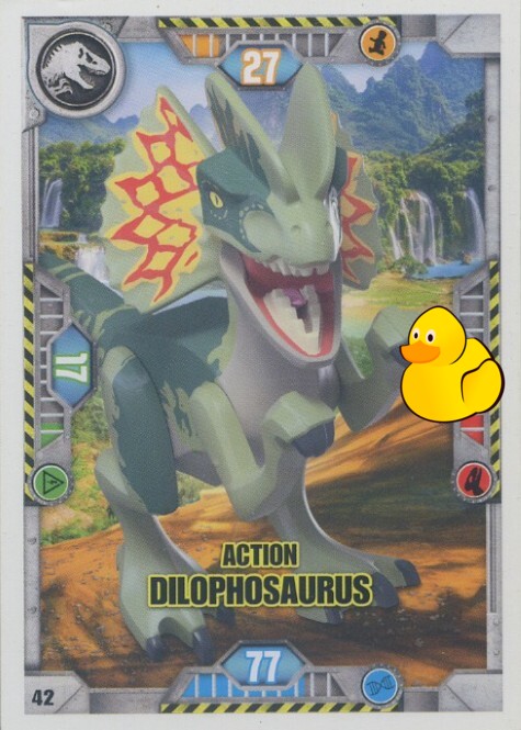 LEGO Jurassic World Serie 1 | #042 Action Dilophosaurus