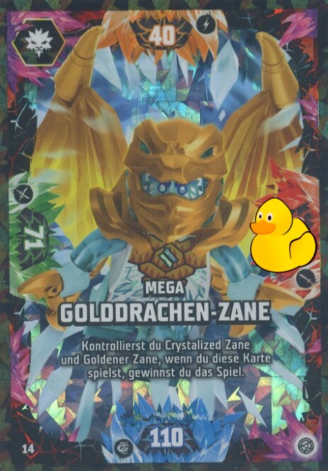 LEGO Ninjago Serie 8 | #014 Mega Golddrachen-Zane