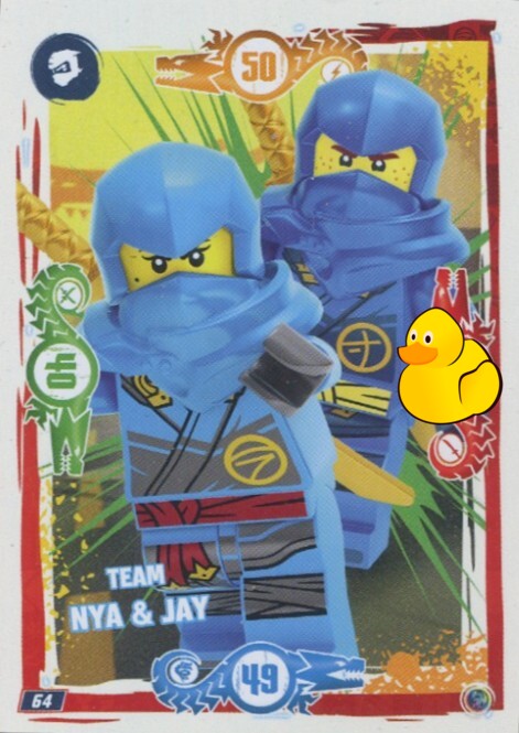 LEGO Ninjago Serie 9 | #064 Team Nya & Jay