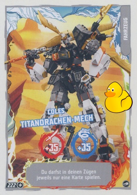 LEGO Ninjago Serie 10 |  #222 Coles Titandrachen-Mech