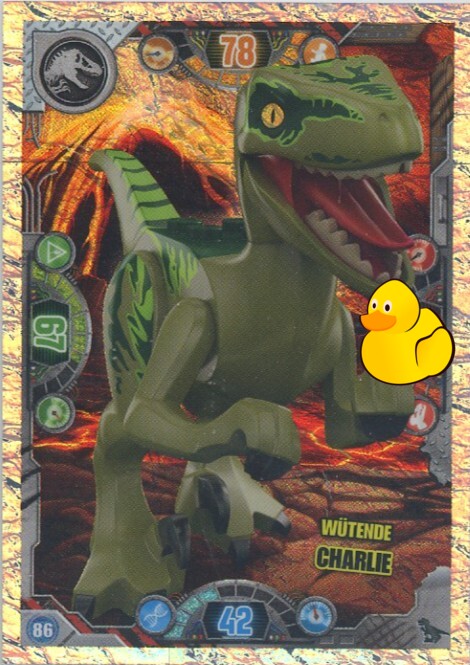LEGO Jurassic World Serie 2 | #086 (Twin) Wütende Charlie