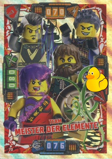 LEGO Ninjago Serie 4 | #073 Team Meist. d. Elemente