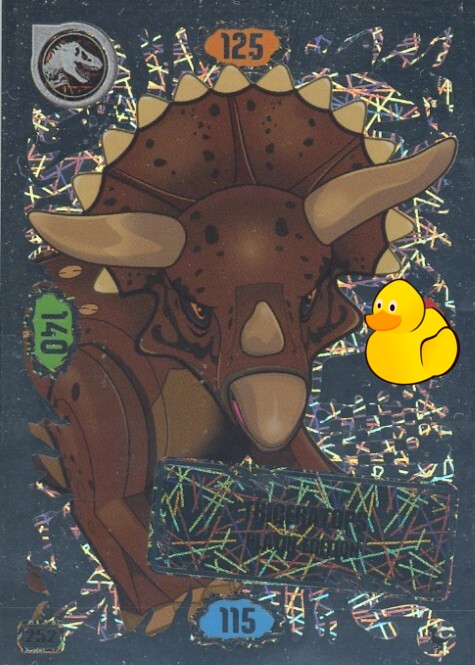 LEGO Jurassic World Serie 3 | #252 Triceratops – Platin