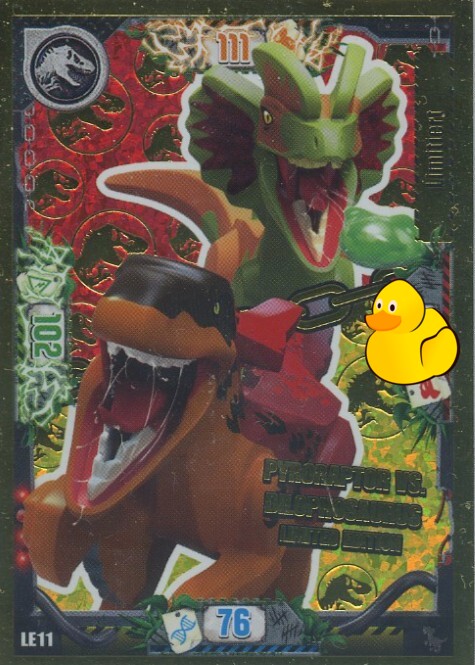 LEGO Jurassic World Serie 3 | #LE11 Pyroraptor vs. Dilophosaurus