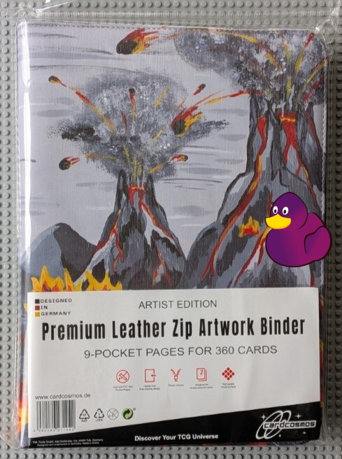 Premium-Sammelalbum mit Reißverschluss | "Feurige Berge"