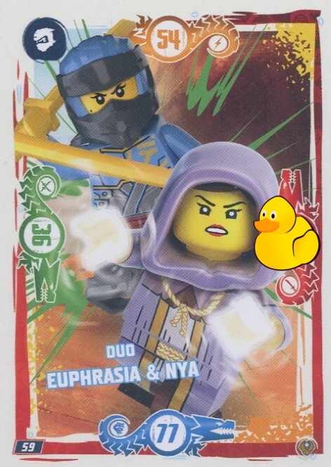 LEGO Ninjago Serie 9 Next Level  | #059 Duo Euphrasia & Nya
