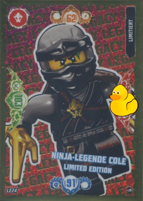 LEGO Ninjago Serie 10 |  #LE024 Ninja-Legende Cole