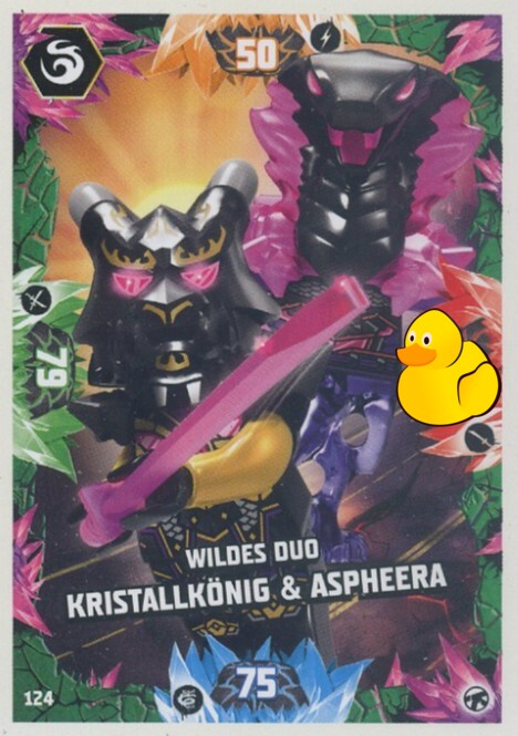 LEGO Ninjago Serie 8 Next Level | #124 Wildes Duo Kristallkönig & Aspheera