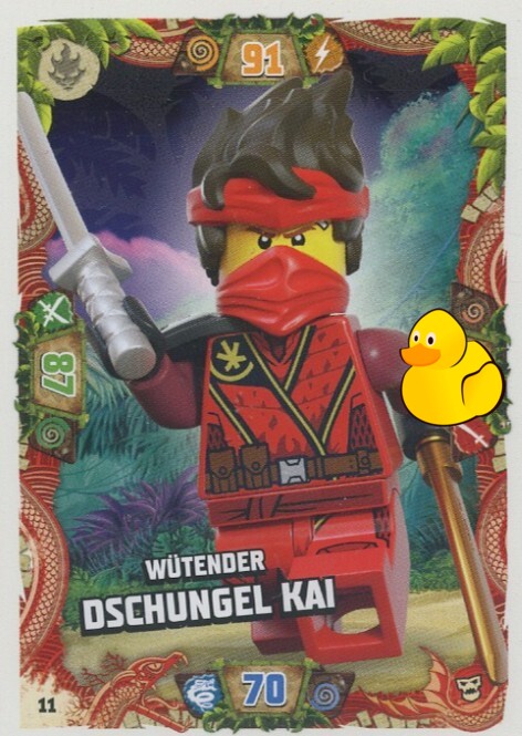 LEGO Ninjago Serie 6 Next Level | #011 Wütender Dschungel Kai 