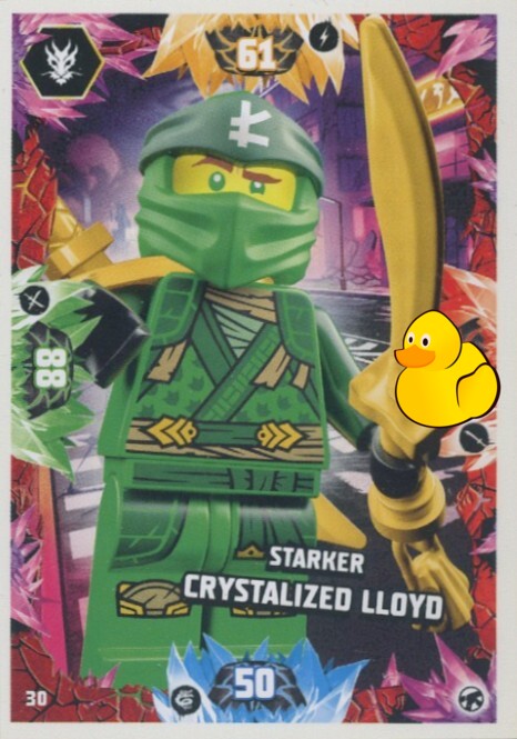 LEGO Ninjago Serie 8 Next Level | #030 Starker Crystalized Lloyd