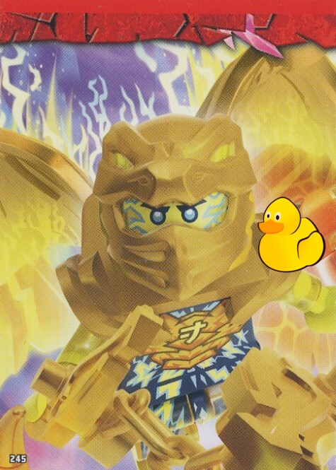 LEGO Ninjago Serie 8 | #245 Golddrachen vs. Rat des Kristallkönigs 2