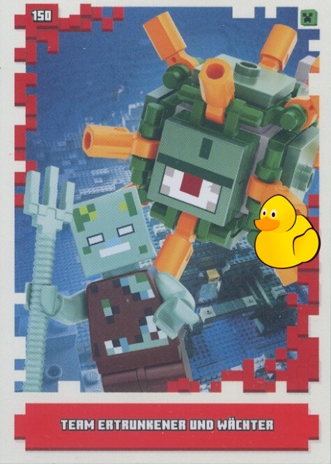LEGO Minecraft Serie 1 | #150 Team Ertrunkener und Wächter