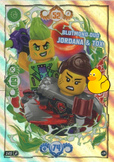 LEGO Ninjago Serie 10 |  #145 Blutmond Duo Jordana & Tox