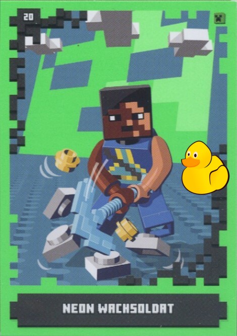 LEGO Minecraft Serie 1 | #020 Neon Wachsoldat