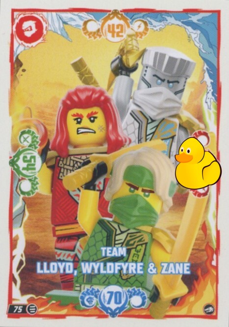 LEGO Ninjago Serie 10 |  #075 Team Lloyd, Wyldfyre & Zane