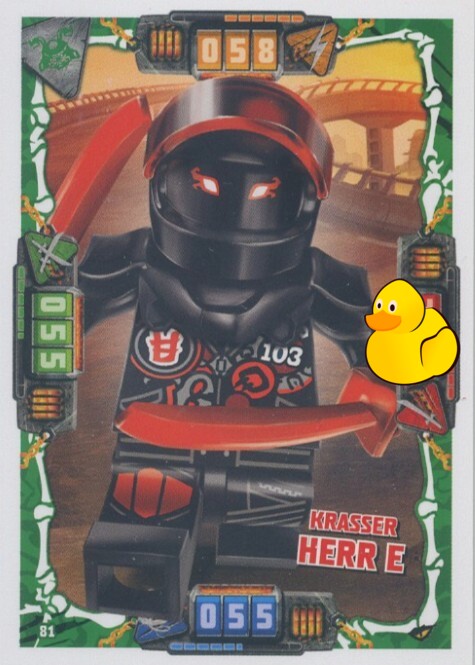 LEGO Ninjago Serie 4 | #081 Krasser Herr E 