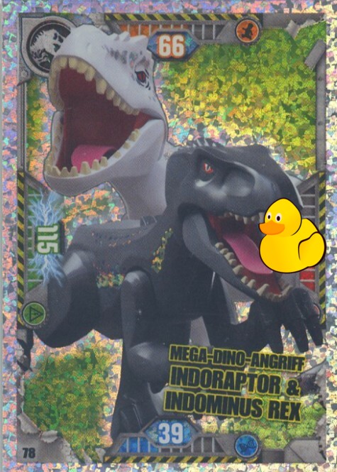 LEGO Jurassic World Serie 1 | #078 Mega-Dino-Angriff Indoraptor & Indominus Rex