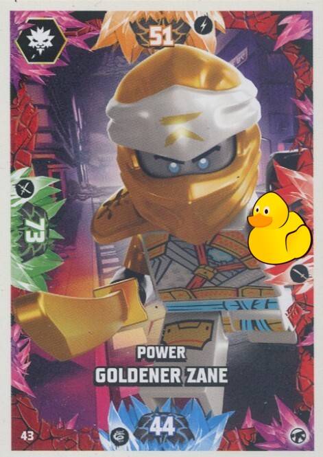 LEGO Ninjago Serie 8 Next Level | #043 Power Goldener Zane
