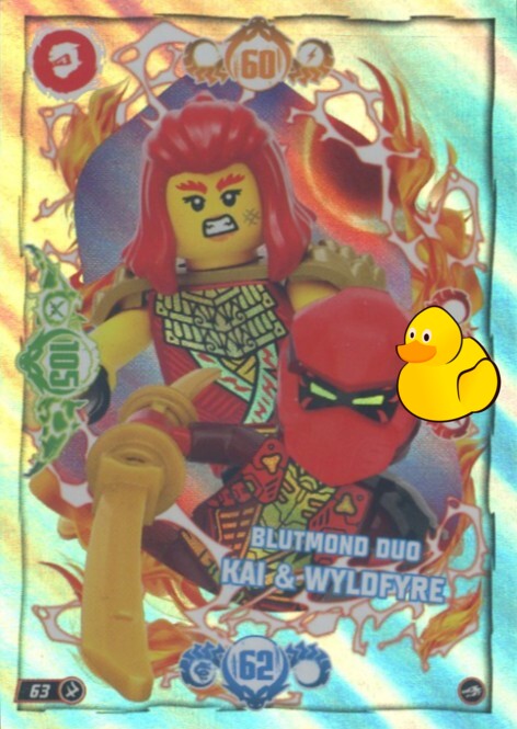 LEGO Ninjago Serie 10 |  #063 Blutmond Duo Kai & Wyldfyre