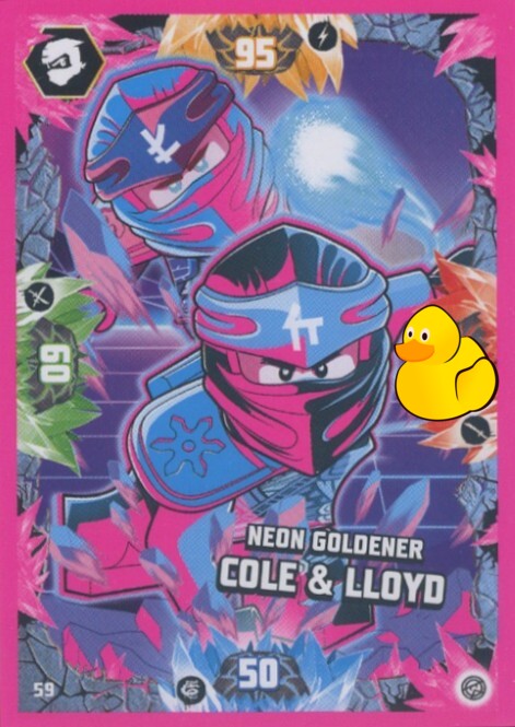 LEGO Ninjago Serie 8 | #059 Nean Goldener Cole & Lloyd