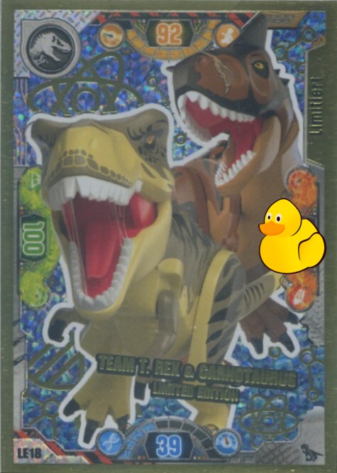LEGO Jurassic World Serie 2 | #LE18 Team T-Rex & Carnotaurus