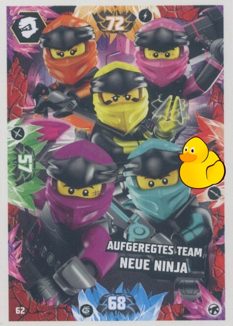 LEGO Ninjago Serie 8 Next Level | #062 Aufgeregtes Team Neue Ninja