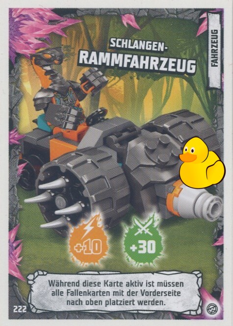 LEGO Ninjago Serie 8 | #222 Schlangen-Rammfahrzeug