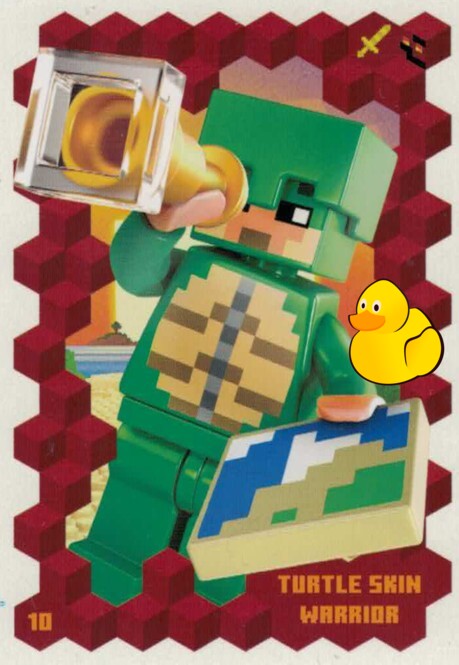 LEGO Minecraft Serie 3 | #010 Turtle Skin Warrior